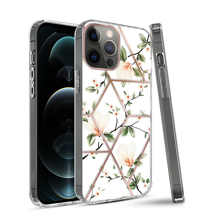 For Apple iPhone 14 Pro /6.1" Fashion Art Floral Hybrid Hard TPU Back Case Cover - Bild 19 von 61