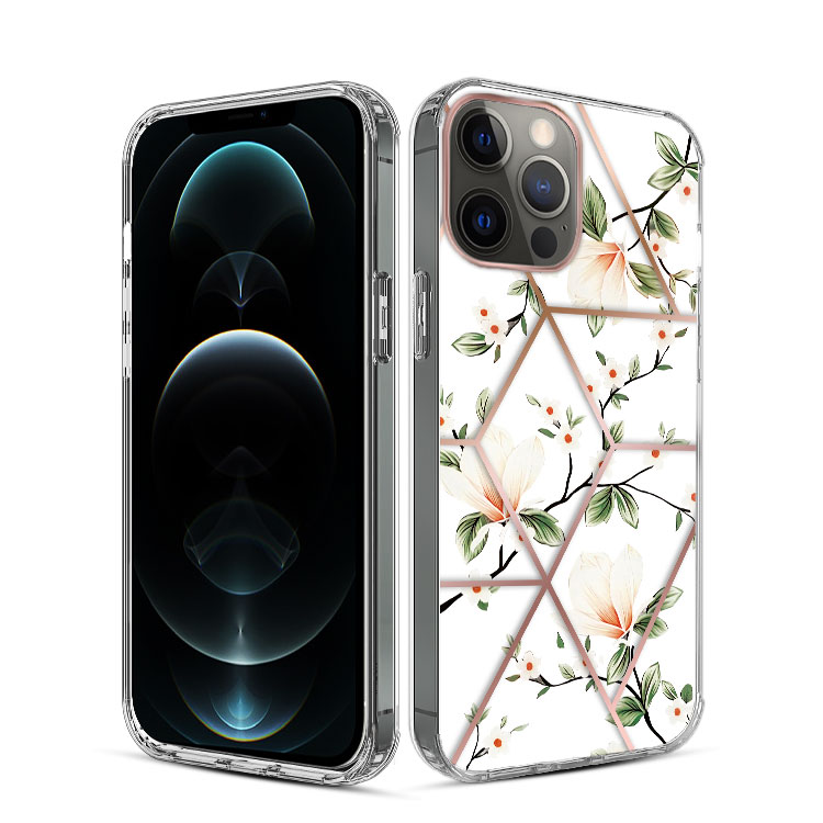 For Apple iPhone 14 Pro /6.1" Fashion Art Floral Hybrid Hard TPU Back Case Cover - Bild 20 von 61