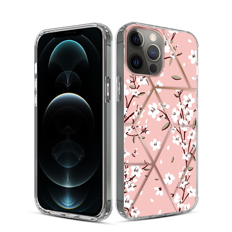 For Apple iPhone 14 Pro /6.1" Fashion Art Floral Hybrid Hard TPU Back Case Cover - Bild 29 von 61