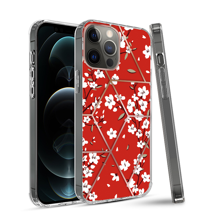 For Apple iPhone 14 Pro /6.1" Fashion Art Floral Hybrid Hard TPU Back Case Cover - Bild 37 von 61
