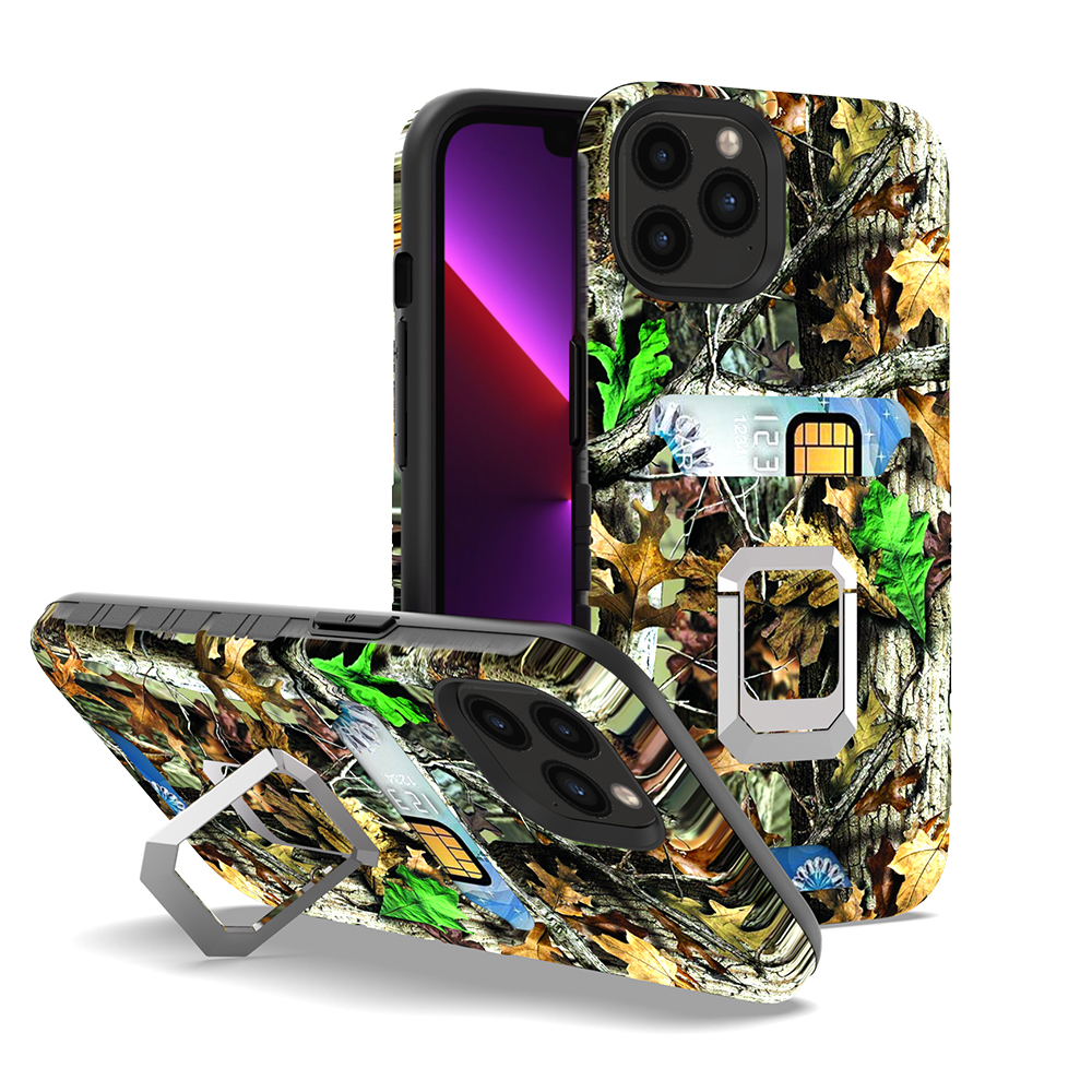 For Apple iPhone 14 Pro (6.1") Wallet with Credit Card Holder & Ring Case Cover - Picture 30 of 43