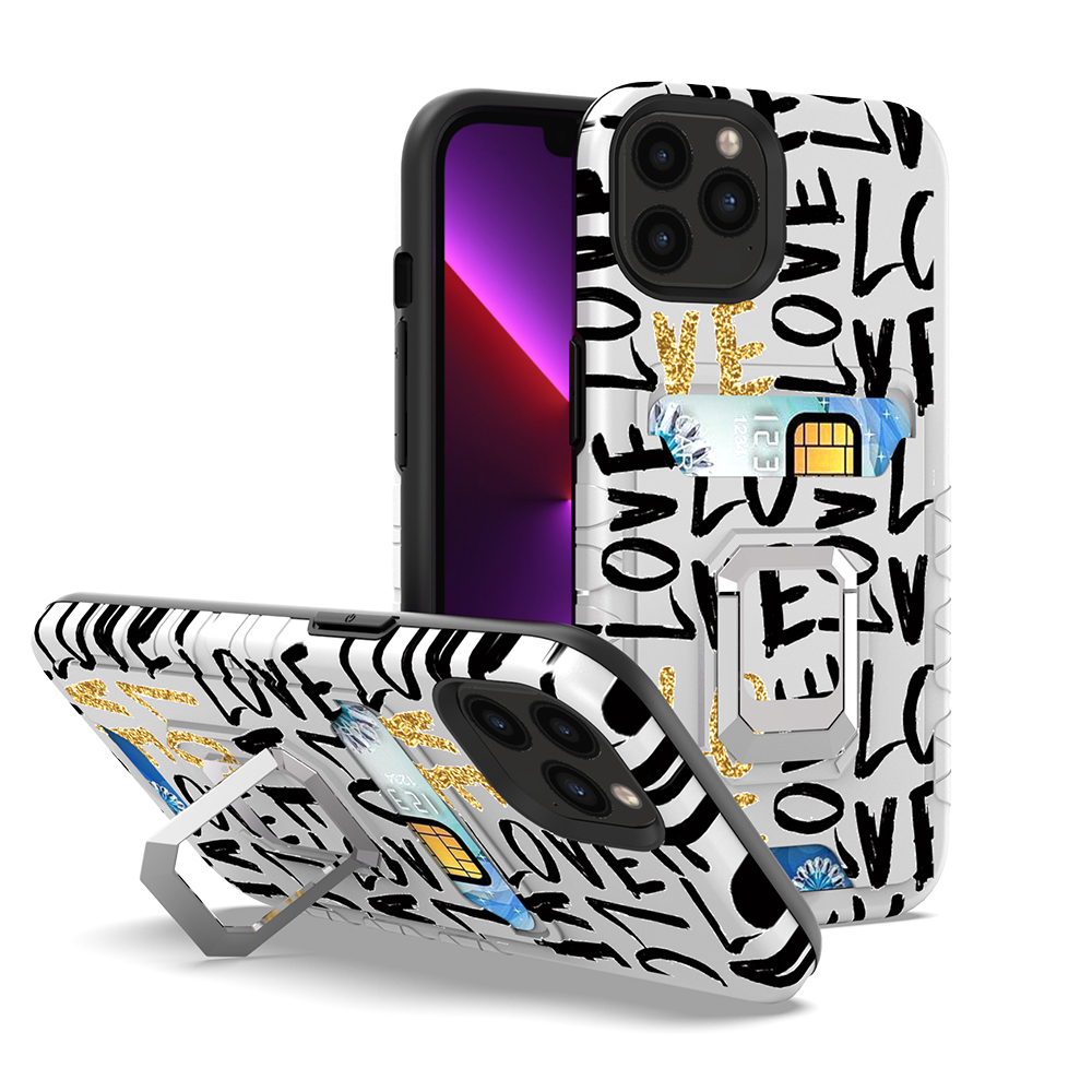 For Apple iPhone 14 Pro (6.1") Wallet with Credit Card Holder & Ring Case Cover - Picture 16 of 43