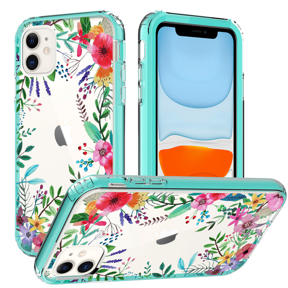 For Apple iPhone 14 Pro 6.1" Beautiful Hybrid Armor TPU Hard PC Frame Case Cover - Picture 13 of 82