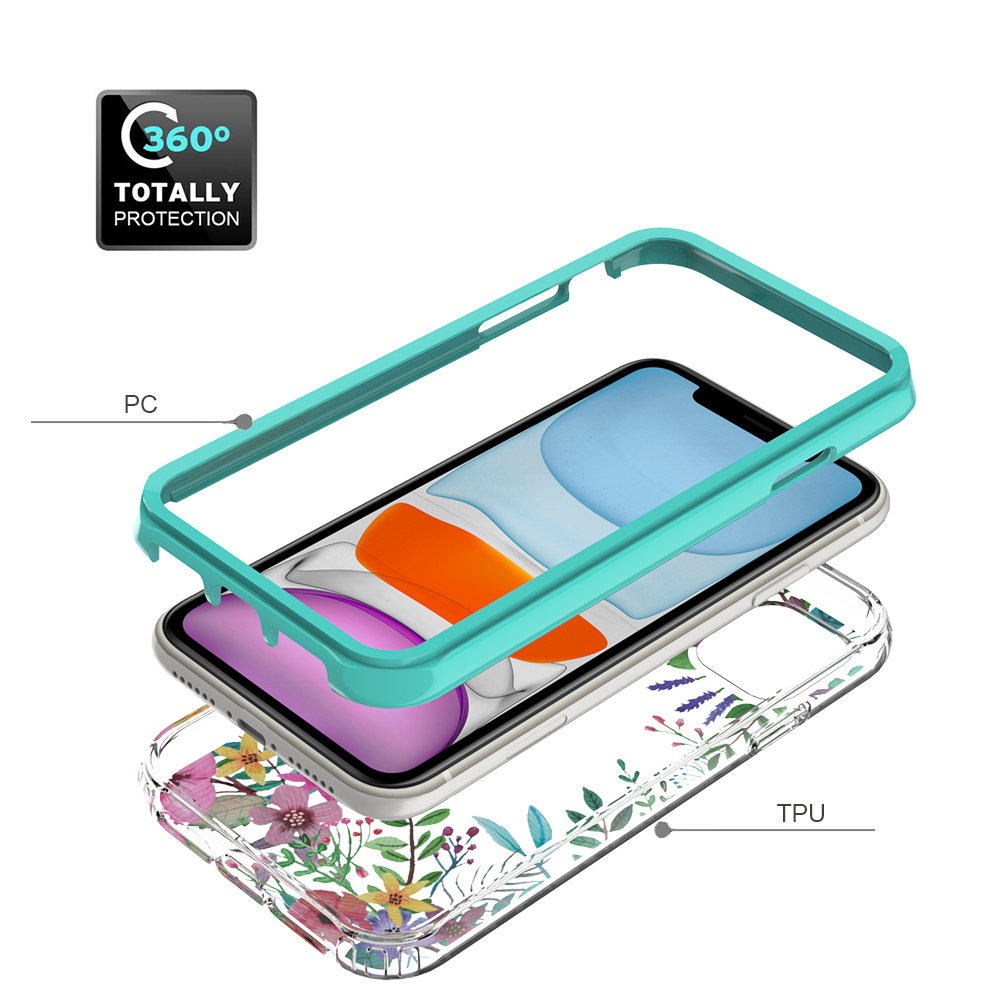 For Apple iPhone 14 Pro 6.1" Beautiful Hybrid Armor TPU Hard PC Frame Case Cover - Picture 16 of 82