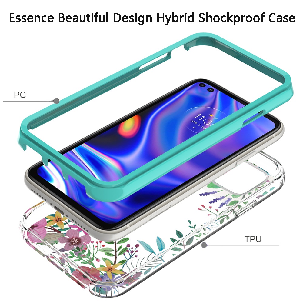 For Apple iPhone 14 Pro 6.1" Beautiful Hybrid Armor TPU Hard PC Frame Case Cover - Picture 20 of 82