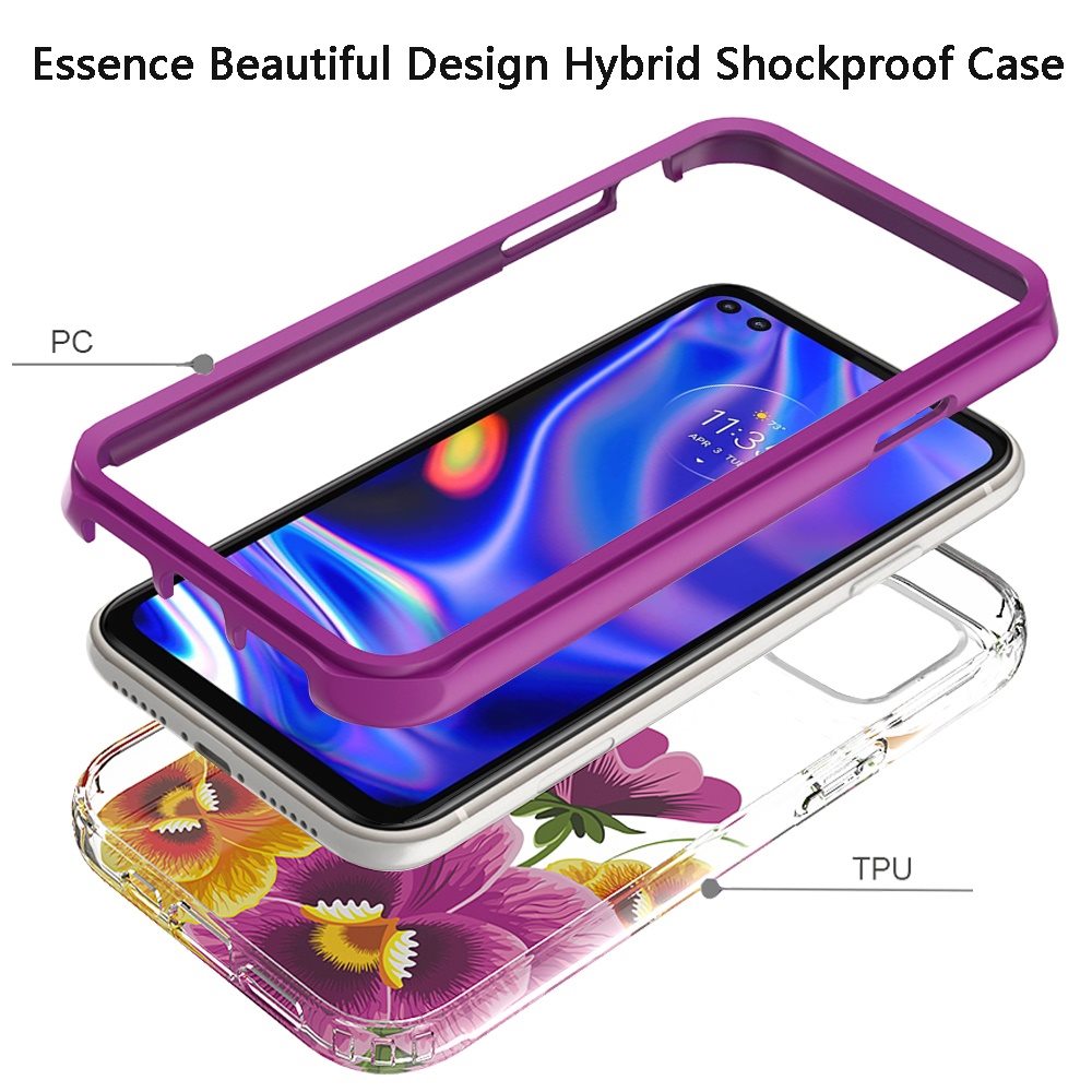 For Apple iPhone 14 Pro 6.1" Beautiful Hybrid Armor TPU Hard PC Frame Case Cover - Picture 30 of 82