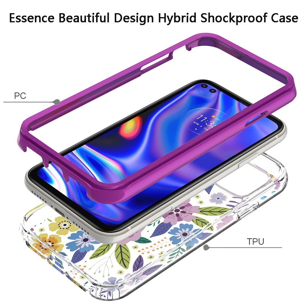For Apple iPhone 14 Pro 6.1" Beautiful Hybrid Armor TPU Hard PC Frame Case Cover - Picture 50 of 82