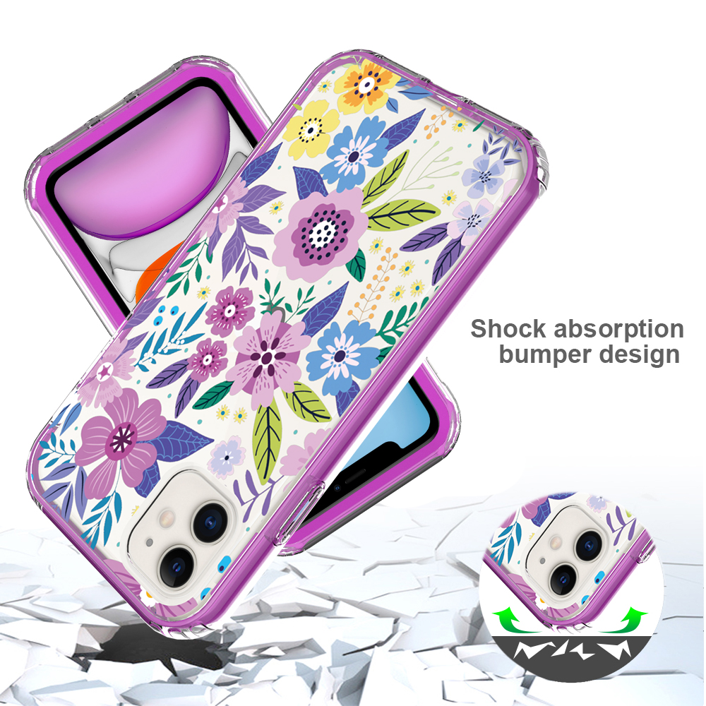 For Apple iPhone 14 Pro 6.1" Beautiful Hybrid Armor TPU Hard PC Frame Case Cover - Picture 52 of 82