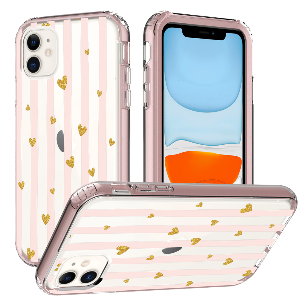 For Apple iPhone 14 Pro 6.1" Beautiful Hybrid Armor TPU Hard PC Frame Case Cover - Picture 53 of 82