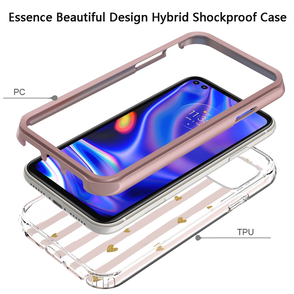 For Apple iPhone 14 Pro 6.1" Beautiful Hybrid Armor TPU Hard PC Frame Case Cover - Picture 60 of 82