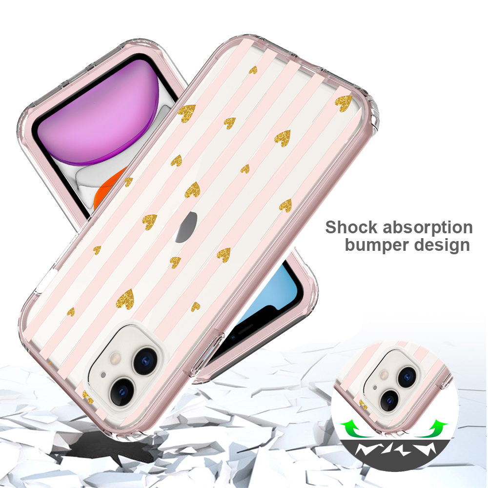 For Apple iPhone 14 Pro 6.1" Beautiful Hybrid Armor TPU Hard PC Frame Case Cover - Picture 54 of 82