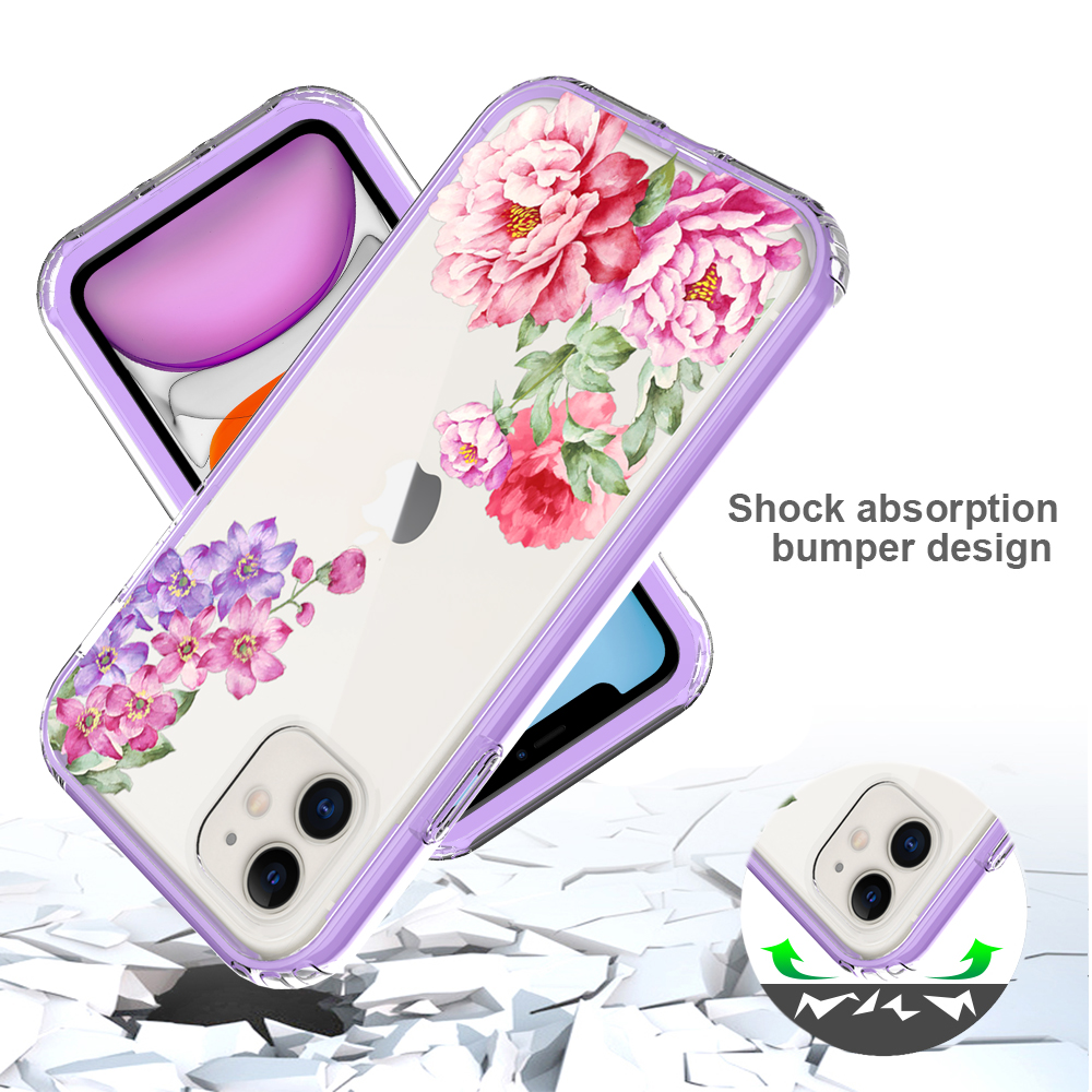 For Apple iPhone 14 Pro 6.1" Beautiful Hybrid Armor TPU Hard PC Frame Case Cover - Picture 72 of 82
