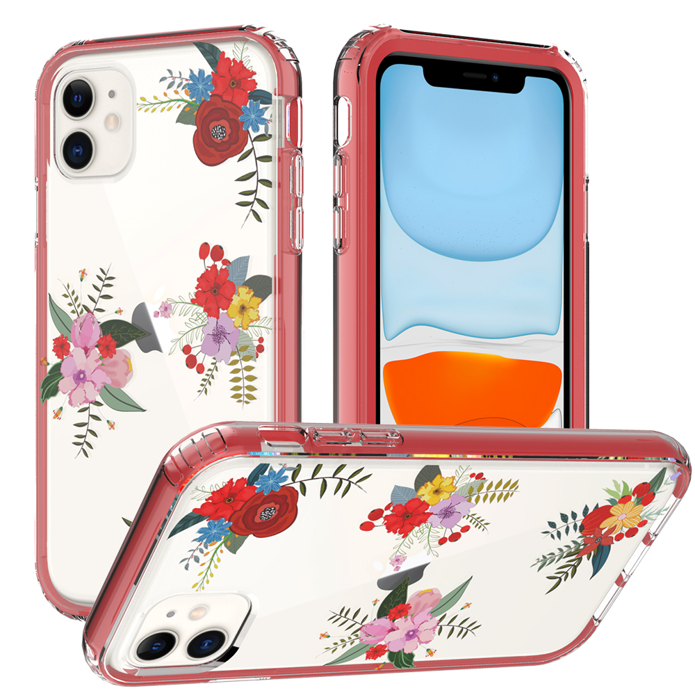 For Apple iPhone 14 Pro 6.1" Beautiful Hybrid Armor TPU Hard PC Frame Case Cover - Picture 78 of 82