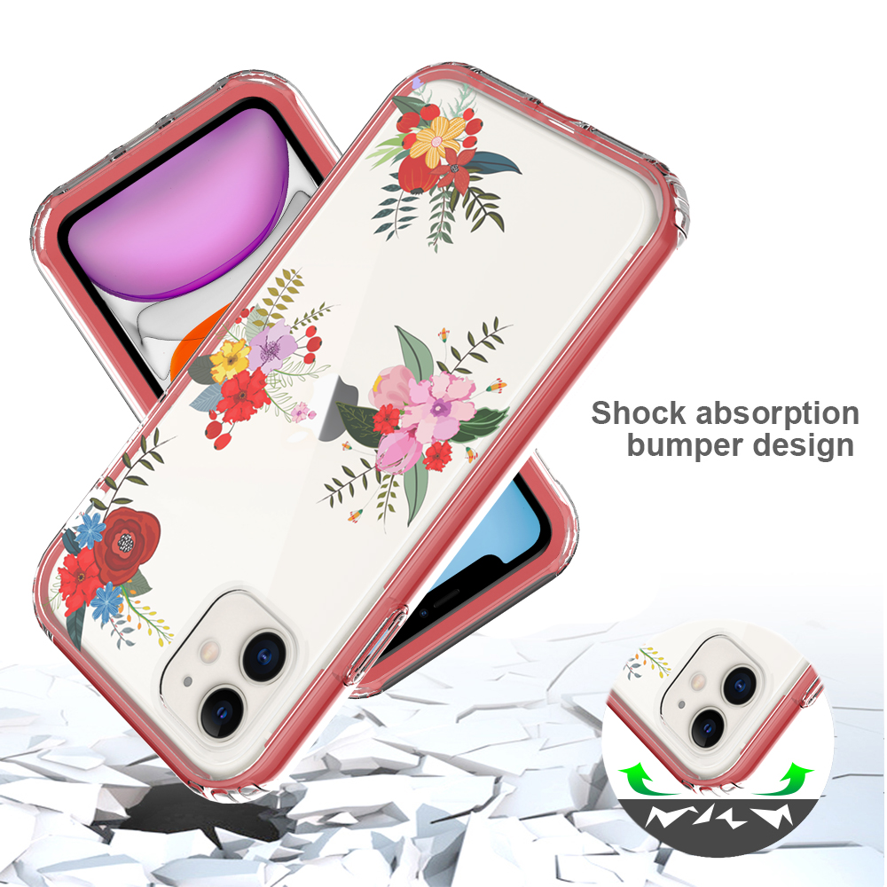For Apple iPhone 14 Pro 6.1" Beautiful Hybrid Armor TPU Hard PC Frame Case Cover - Picture 74 of 82