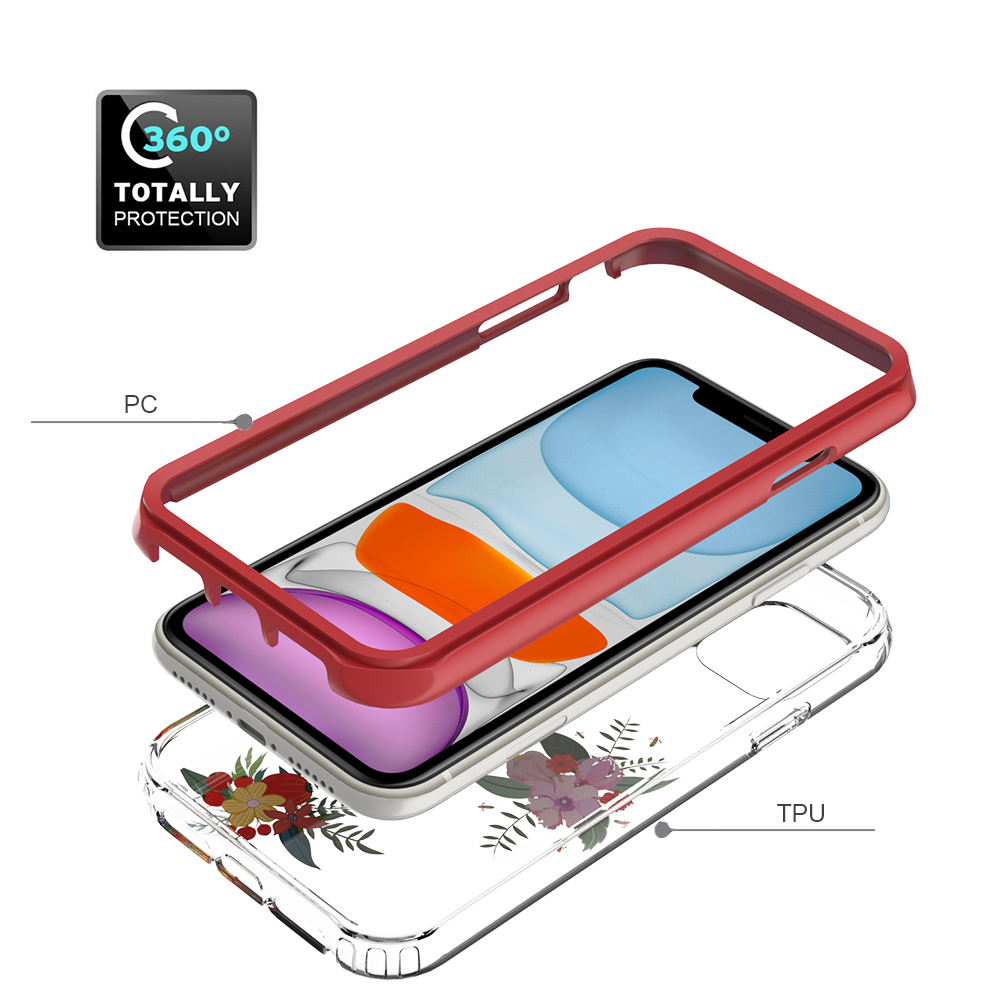 For Apple iPhone 14 Pro 6.1" Beautiful Hybrid Armor TPU Hard PC Frame Case Cover - Picture 81 of 82