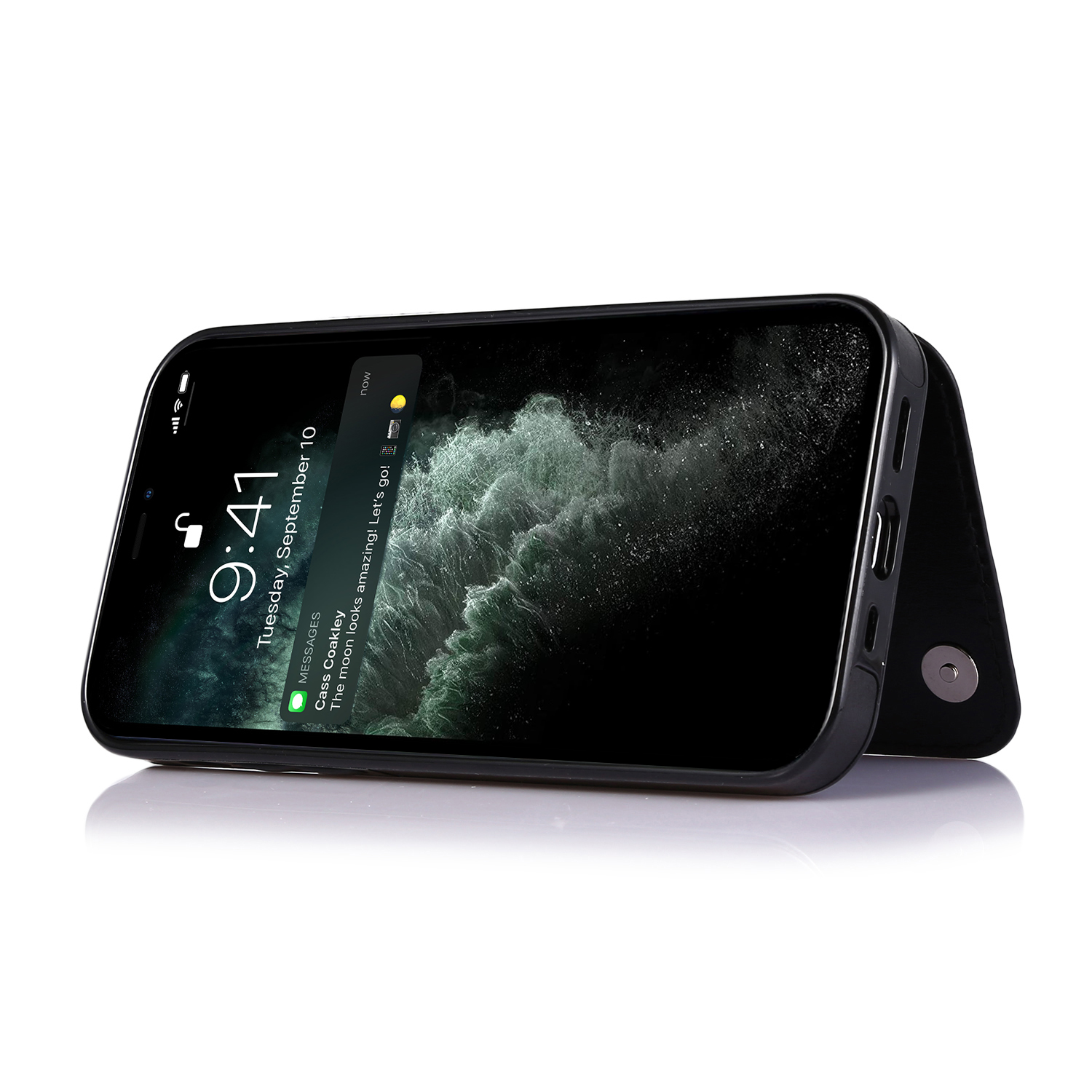 For Apple iPhone 14 Pro (6.1") Wallet Leather Card Back Storage Flip Case Cover - Photo 13 sur 97