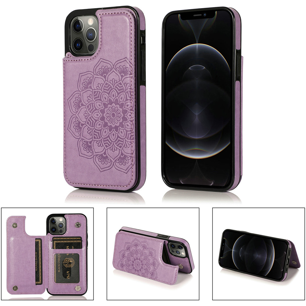 For Apple iPhone 14 Pro (6.1") Wallet Leather Card Back Storage Flip Case Cover - Photo 72 sur 97