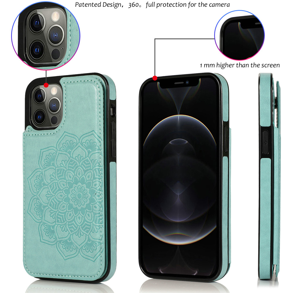 For Apple iPhone 14 Pro (6.1") Wallet Leather Card Back Storage Flip Case Cover - Photo 91 sur 97