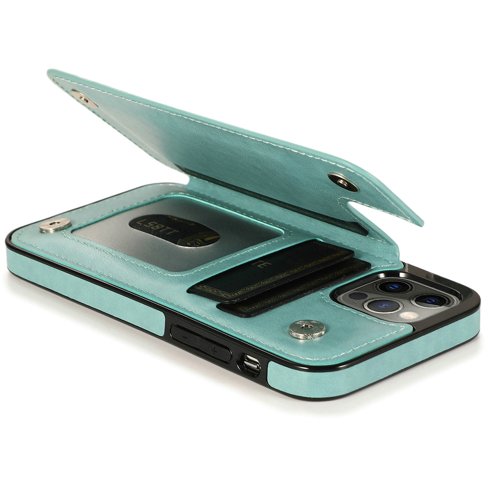 For Apple iPhone 14 Pro (6.1") Wallet Leather Card Back Storage Flip Case Cover - Photo 94 sur 97