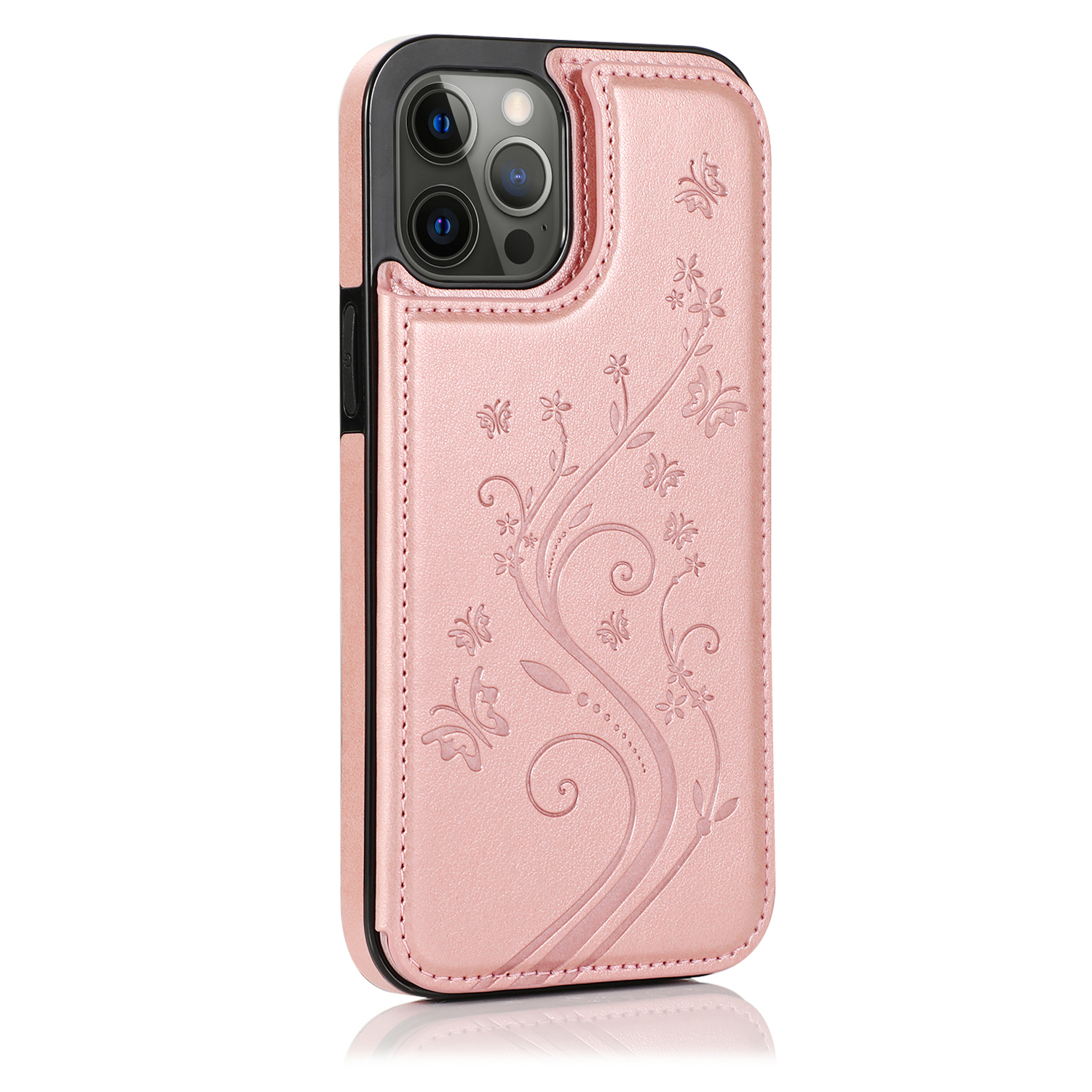 For Apple iPhone 14 Pro (6.1") Wallet Leather Card Back Storage Flip Case Cover - Photo 56 sur 97