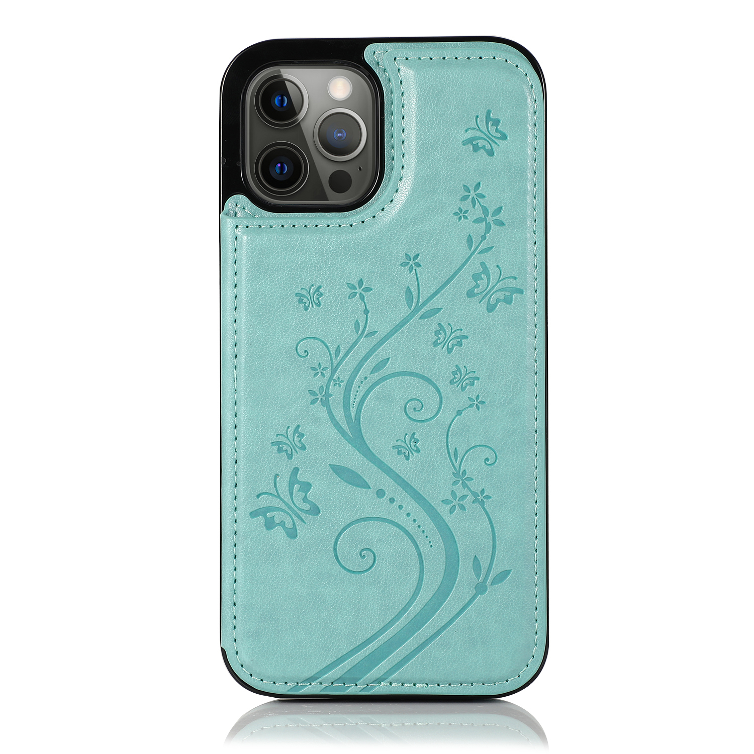 For Apple iPhone 14 Pro (6.1") Wallet Leather Card Back Storage Flip Case Cover - Photo 67 sur 97