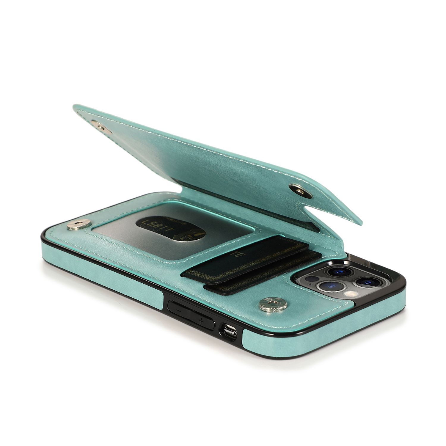 For Apple iPhone 14 Pro (6.1") Wallet Leather Card Back Storage Flip Case Cover - Photo 68 sur 97