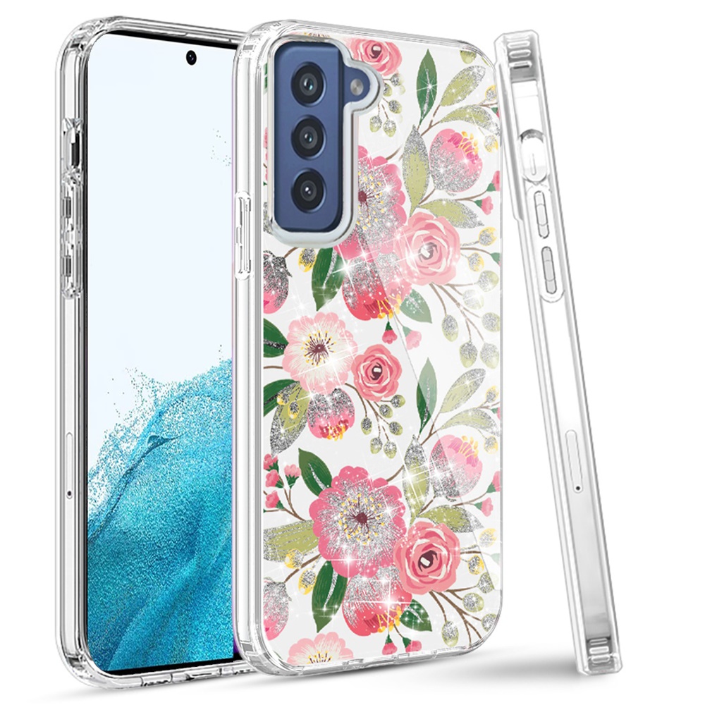 For Apple iPhone 14 Pro (6.1") Beautiful Glitter Hybrid Hard PC TPU Case Cover - Picture 16 of 42