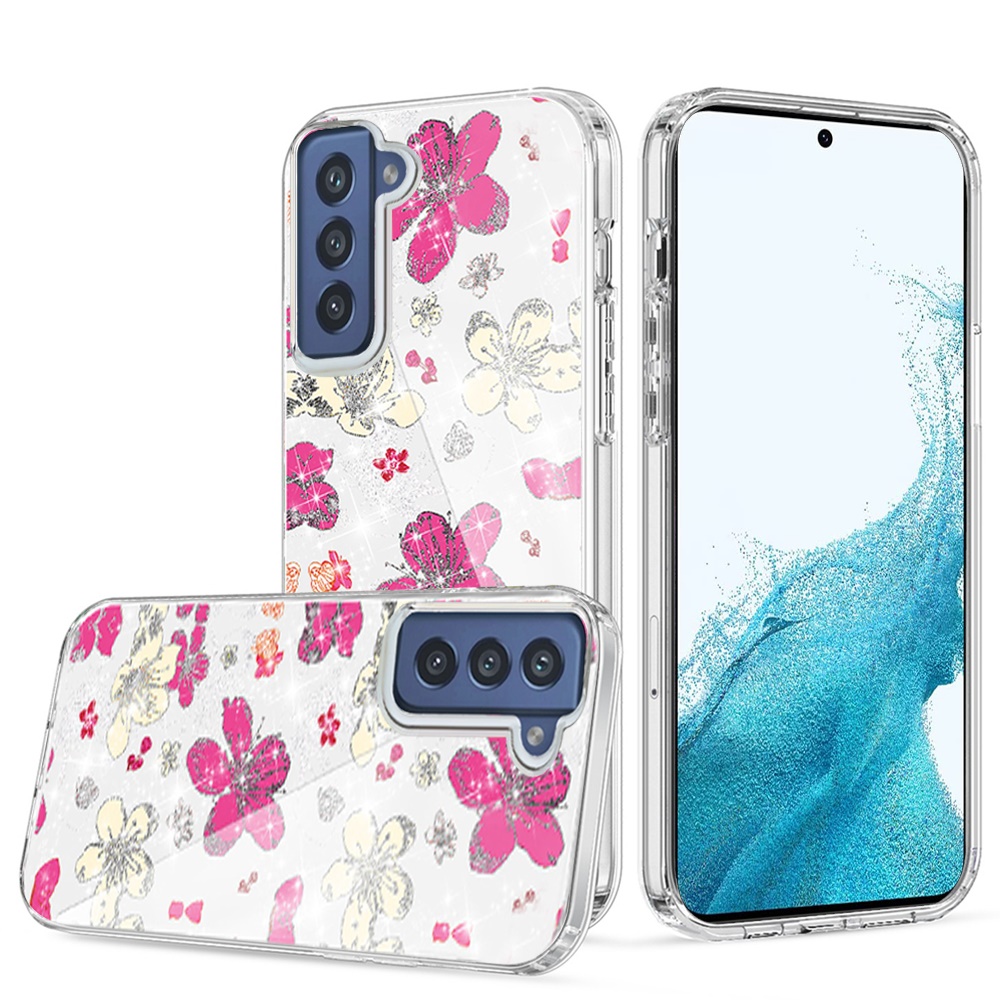For Apple iPhone 14 Pro (6.1") Beautiful Glitter Hybrid Hard PC TPU Case Cover - Picture 33 of 42
