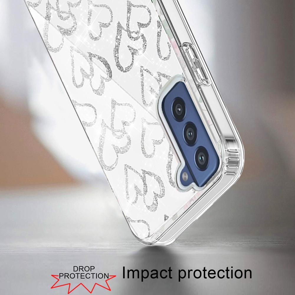 For Apple iPhone 14 Pro (6.1") Beautiful Glitter Hybrid Hard PC TPU Case Cover - Picture 42 of 42