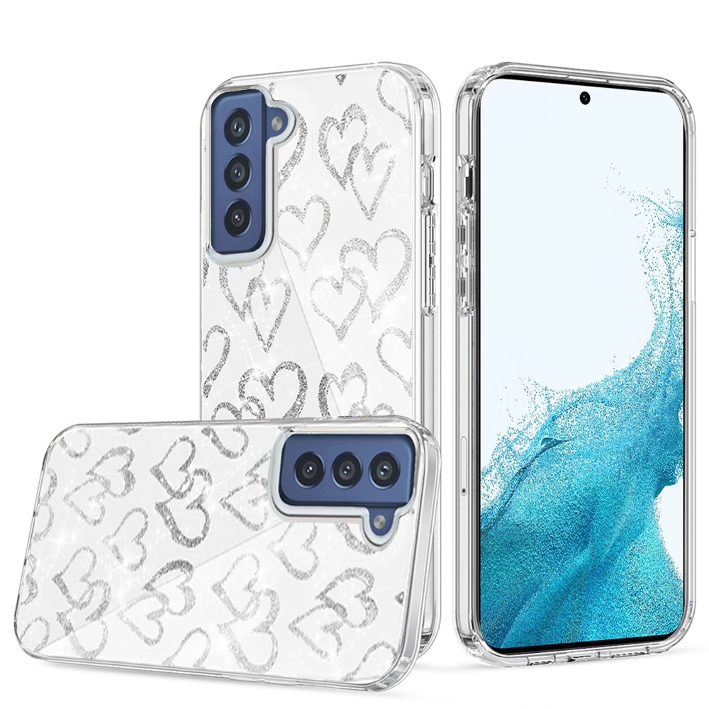 For Apple iPhone 14 Pro (6.1") Beautiful Glitter Hybrid Hard PC TPU Case Cover - Picture 41 of 42