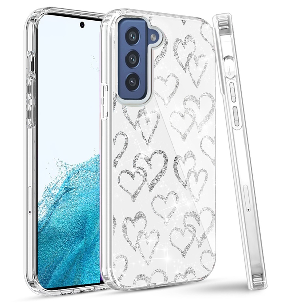 For Apple iPhone 14 Pro (6.1") Beautiful Glitter Hybrid Hard PC TPU Case Cover - Picture 40 of 42
