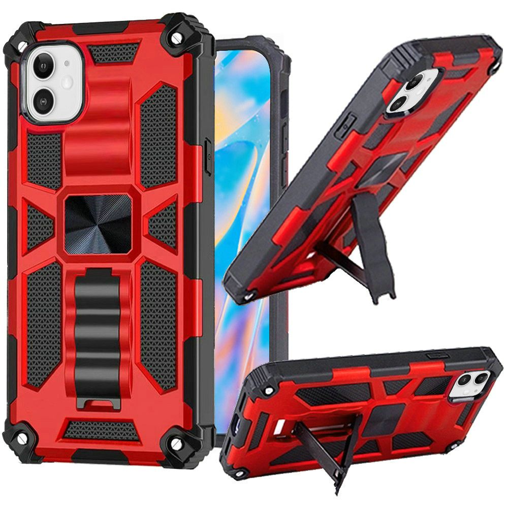 For Apple iPhone 14 Pro (6.1") Heavy Duty Stand Hybrid Shock Rugged Case Cover - Picture 22 of 42