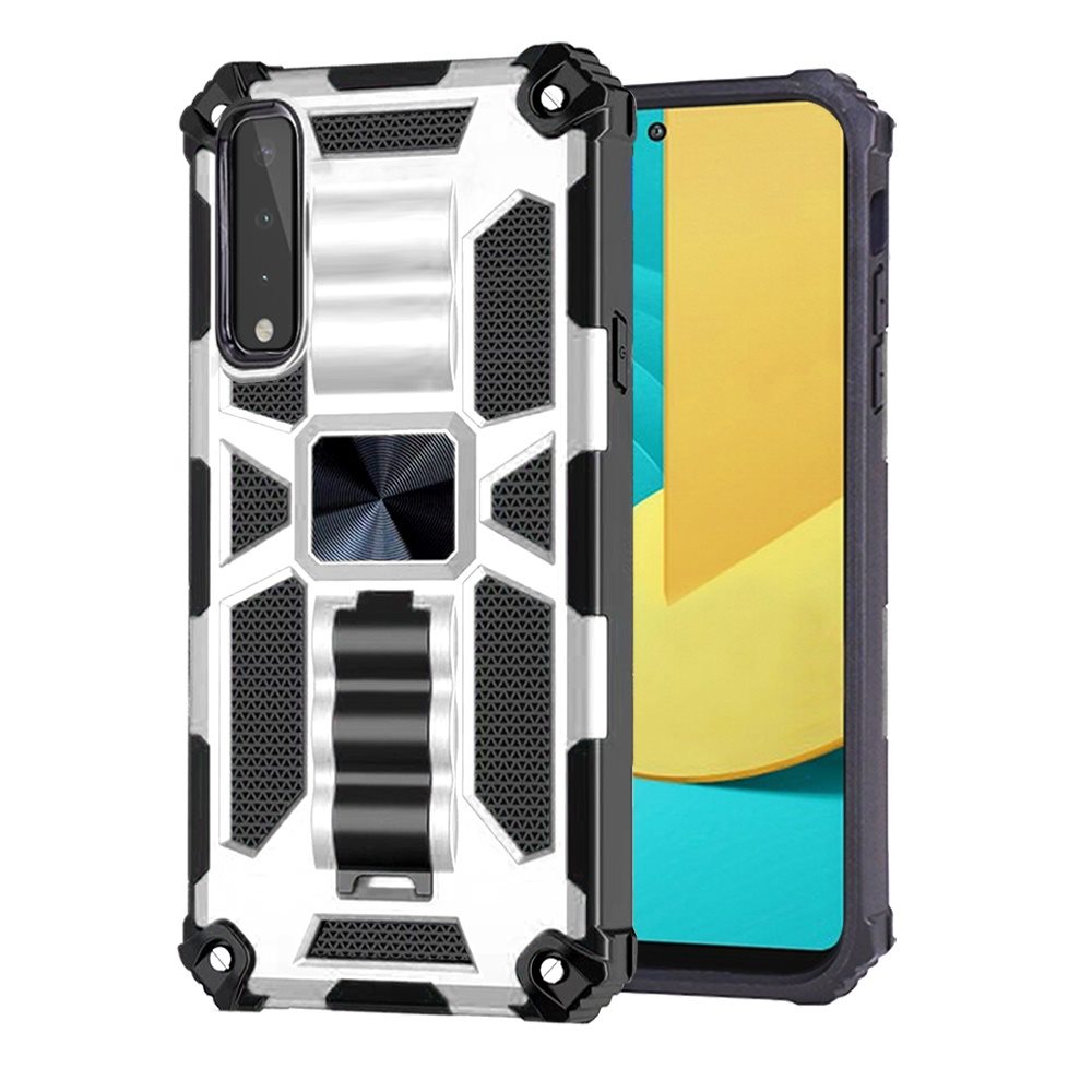 For Apple iPhone 14 Pro (6.1") Heavy Duty Stand Hybrid Shock Rugged Case Cover - Picture 41 of 42
