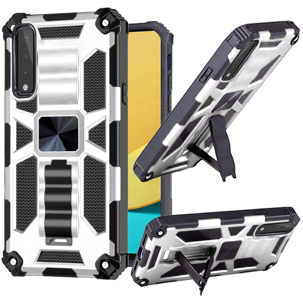 For Apple iPhone 14 Pro (6.1") Heavy Duty Stand Hybrid Shock Rugged Case Cover - Picture 38 of 42