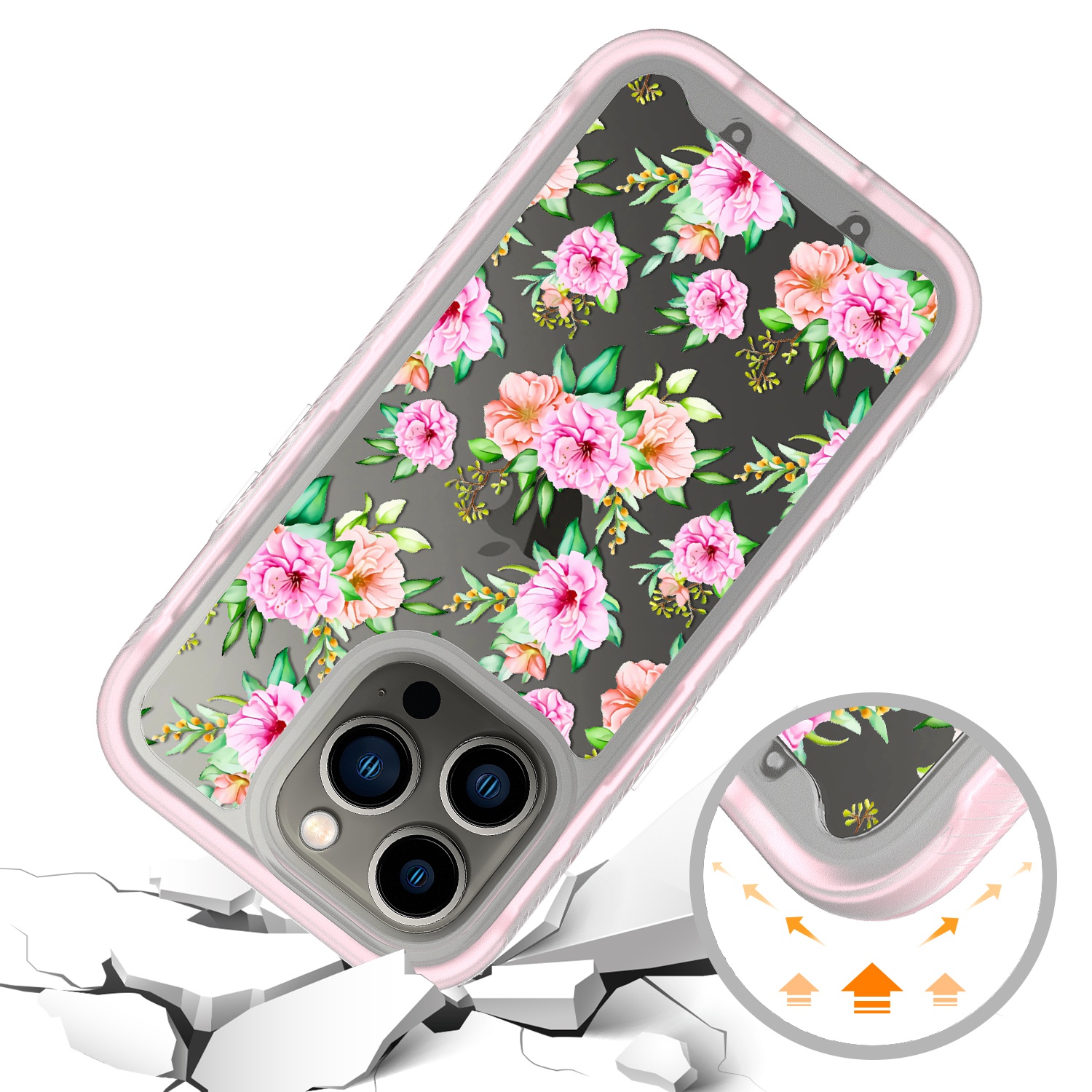 For Apple iPhone 14 (6.1") Design 2in1 Hybrid Armor Hard Rubber Frame Case Cover - Picture 10 of 26