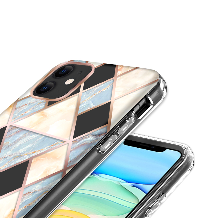 For Apple iPhone 14 (6.1") Hybrid Fashion Design 2in1 Hard TPU Frame Case Cover - Foto 10 di 31