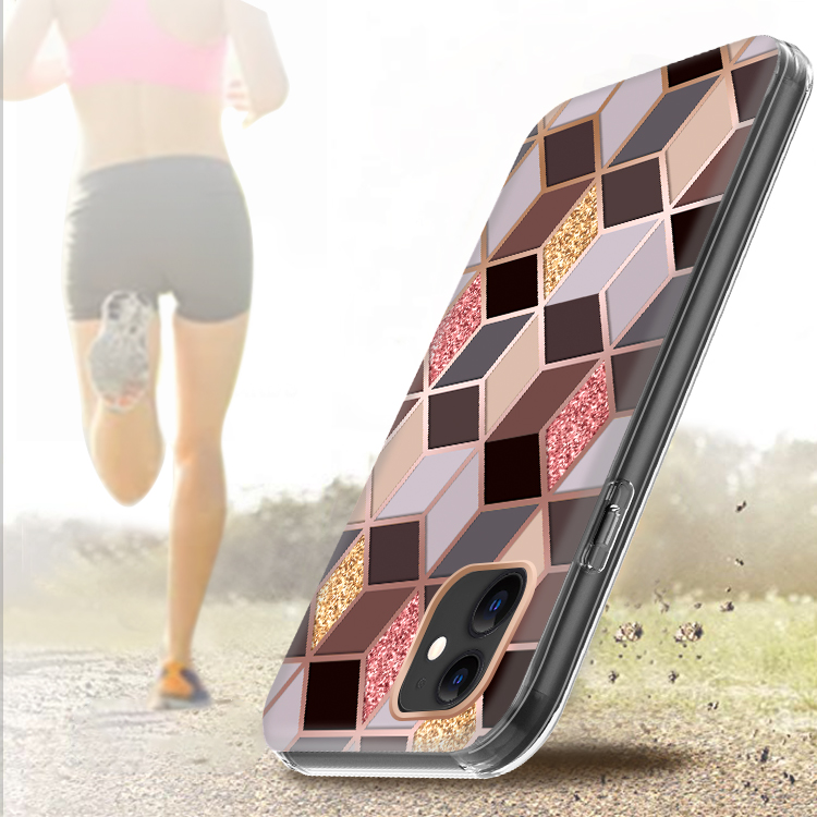 For Apple iPhone 14 (6.1") Hybrid Fashion Design 2in1 Hard TPU Frame Case Cover - Foto 31 di 31