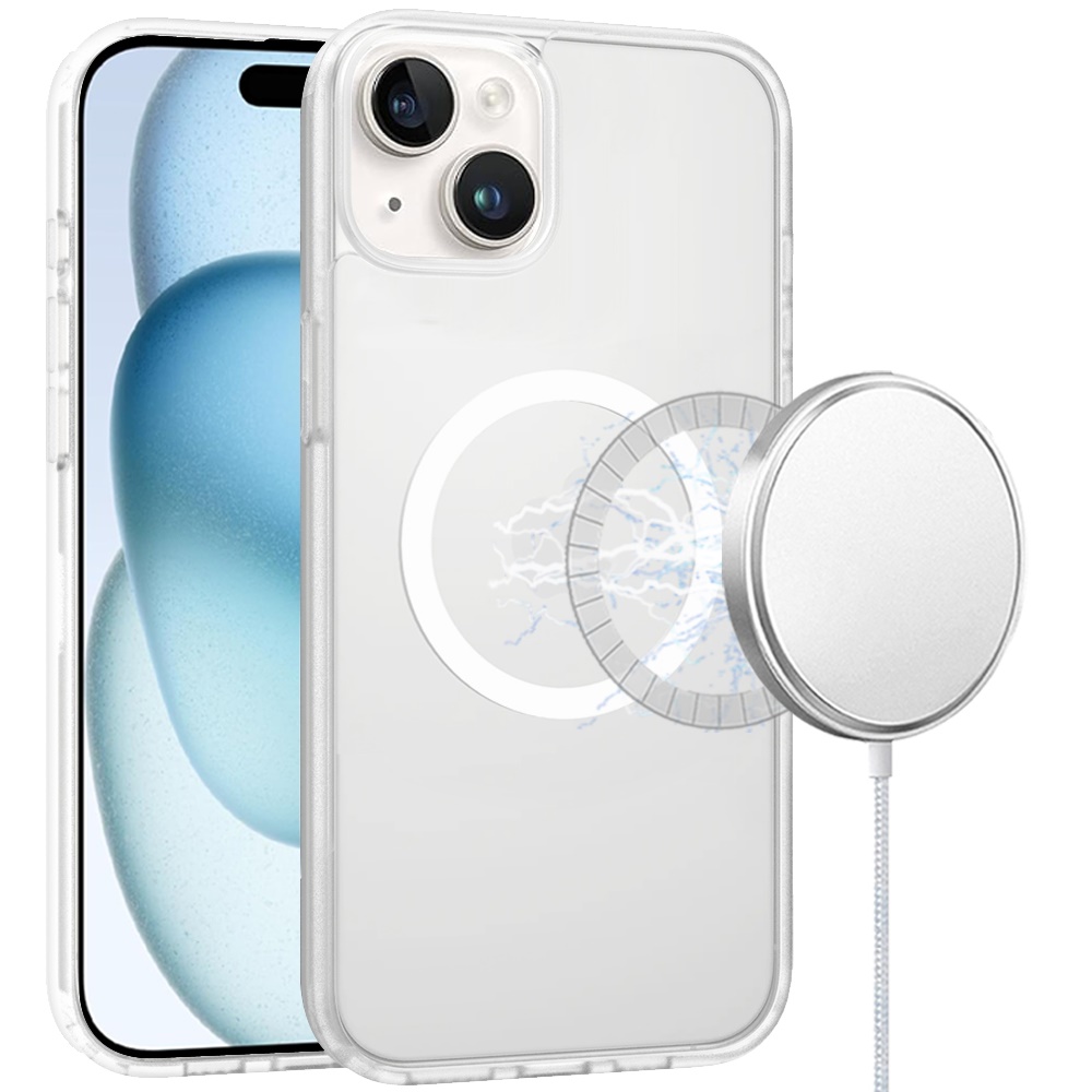 Funda delgada híbrida mate compatible con Apple iPhone 15 Pro MagSafe - Imagen 24 de 37