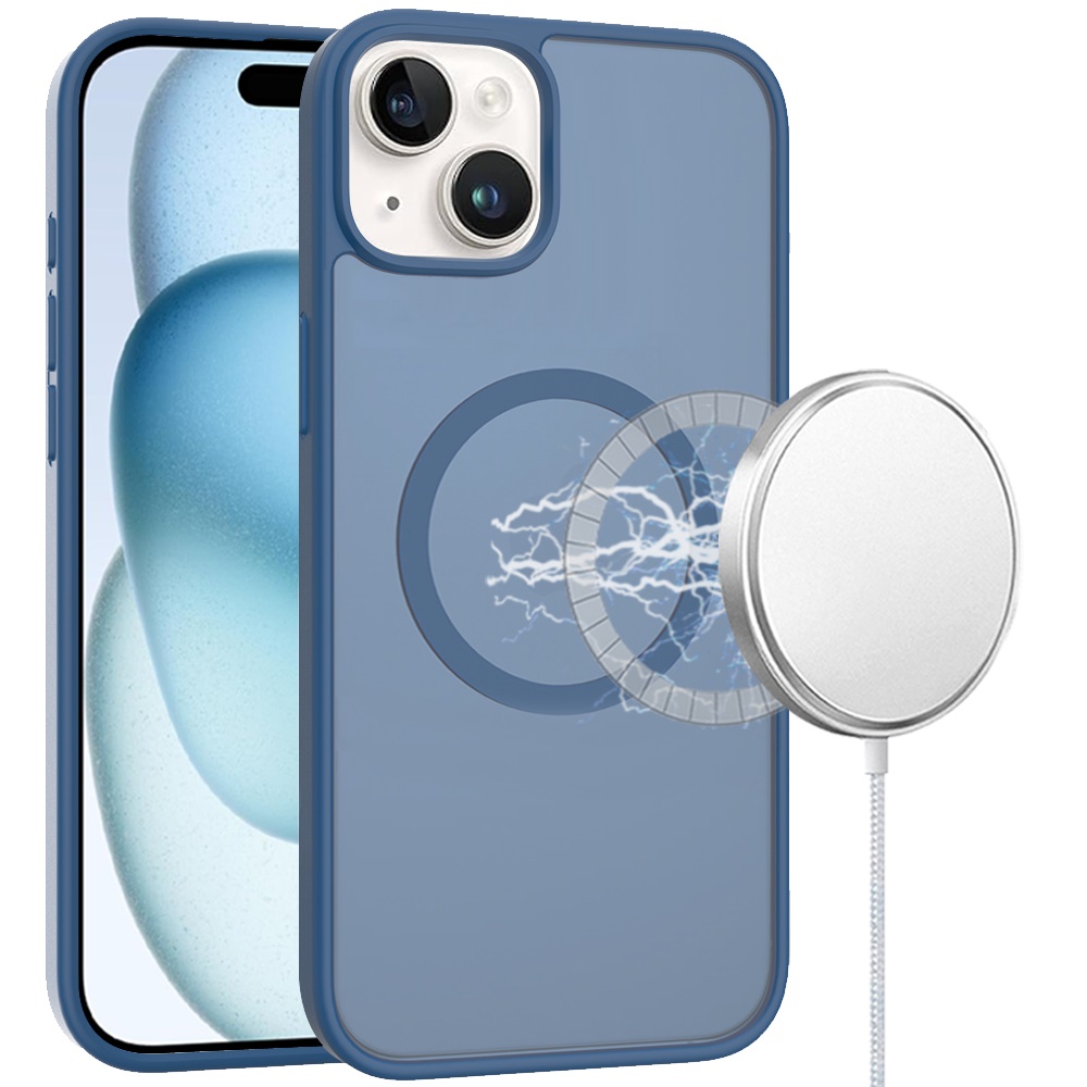 Funda delgada híbrida mate compatible con Apple iPhone 15 Pro MagSafe - Imagen 33 de 37