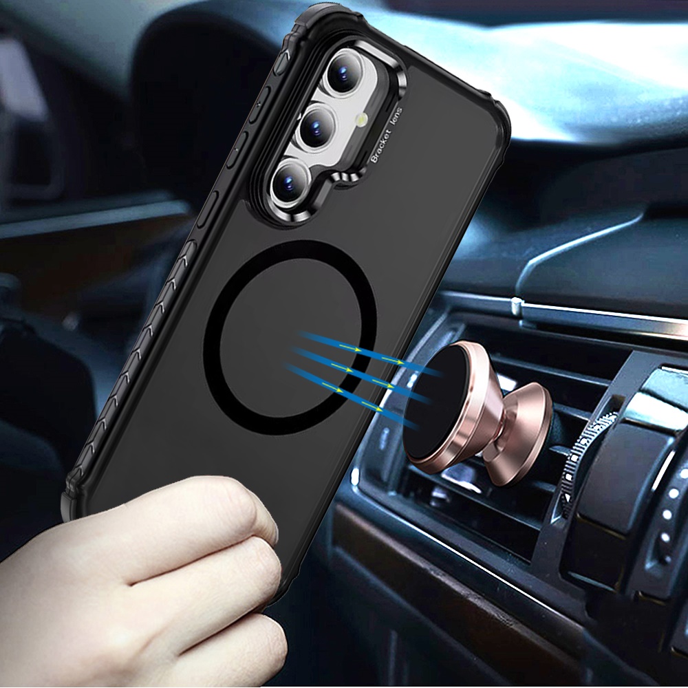 Für Apple iPhone 15 Metall Kamera Ständer, Kompatibel MagSafe Farbe Edge Case Hülle - Bild 14 von 53