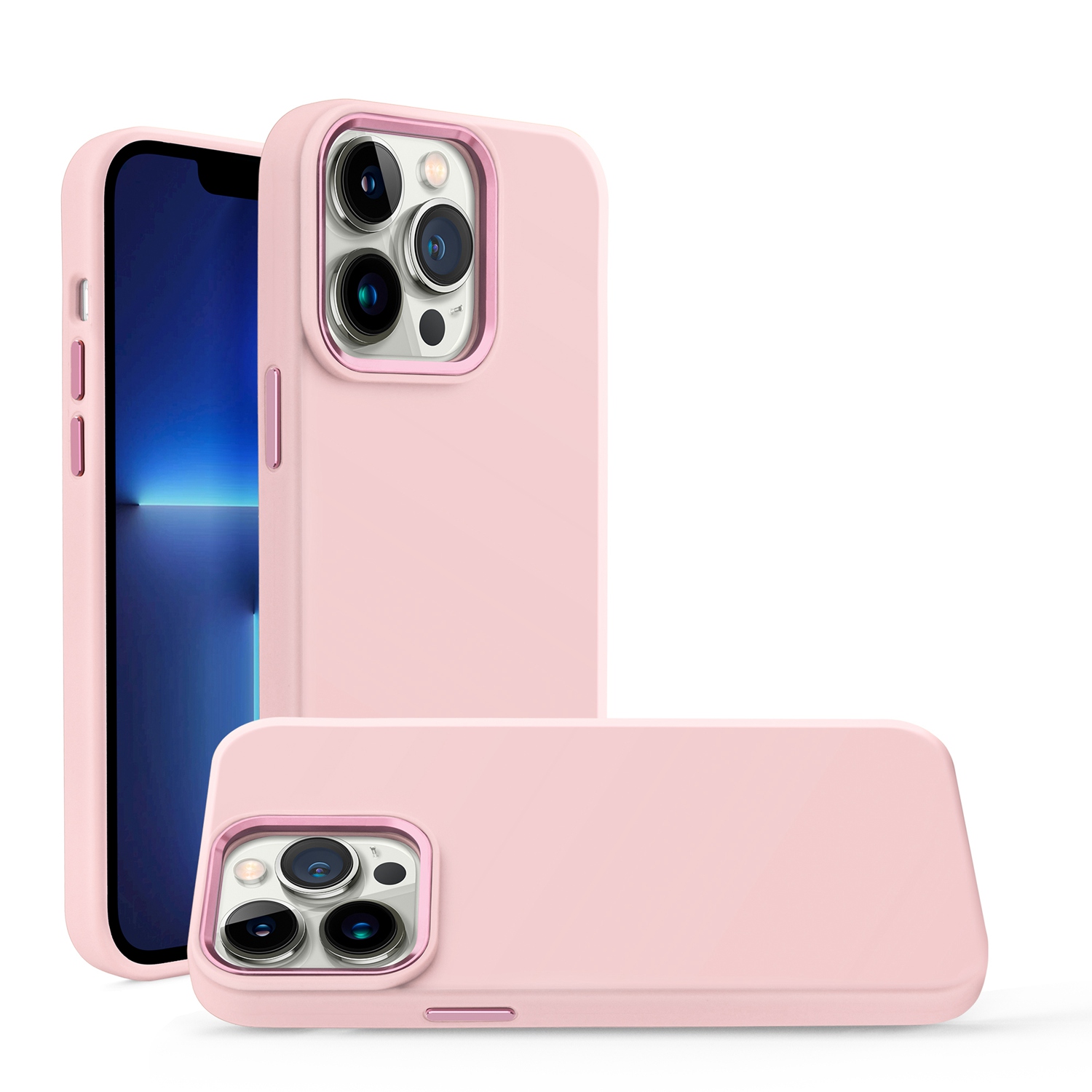 For Apple iPhone 15 Hybrid Liquid Silicone Rubber & Camera