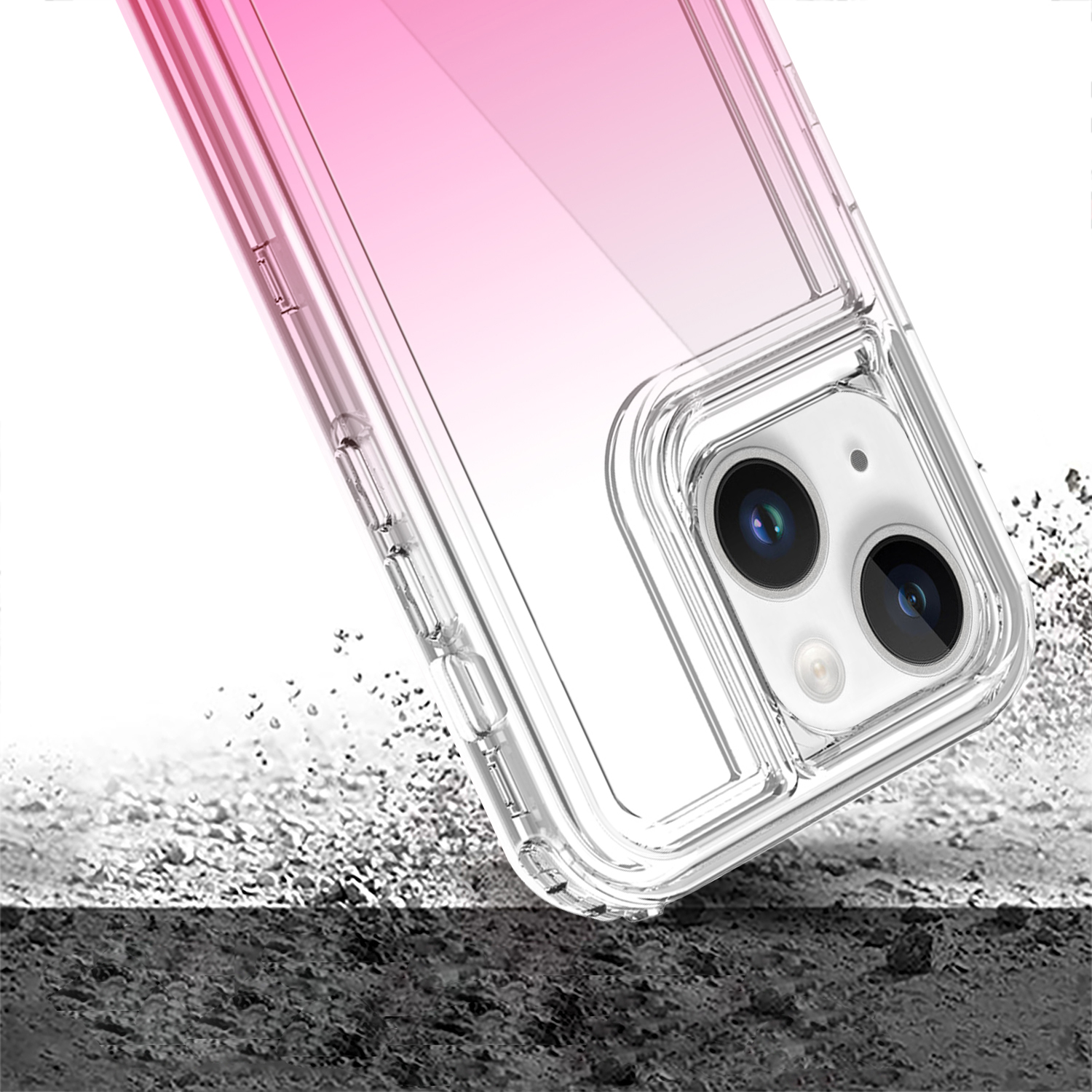 For Apple iPhone 15 Pro Max Hybrid 3in1 Two Color Tone Shockproof Case Cover - Picture 21 of 26