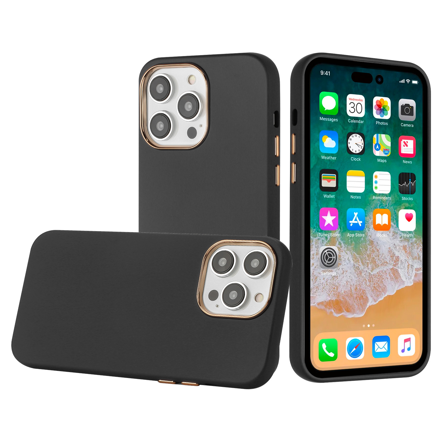 iPhoneアクセサリー iPhone 15 Pro Silicone Case iPhone 15 Pro Silicone Case with MagSafe - Storm Blue - Apple