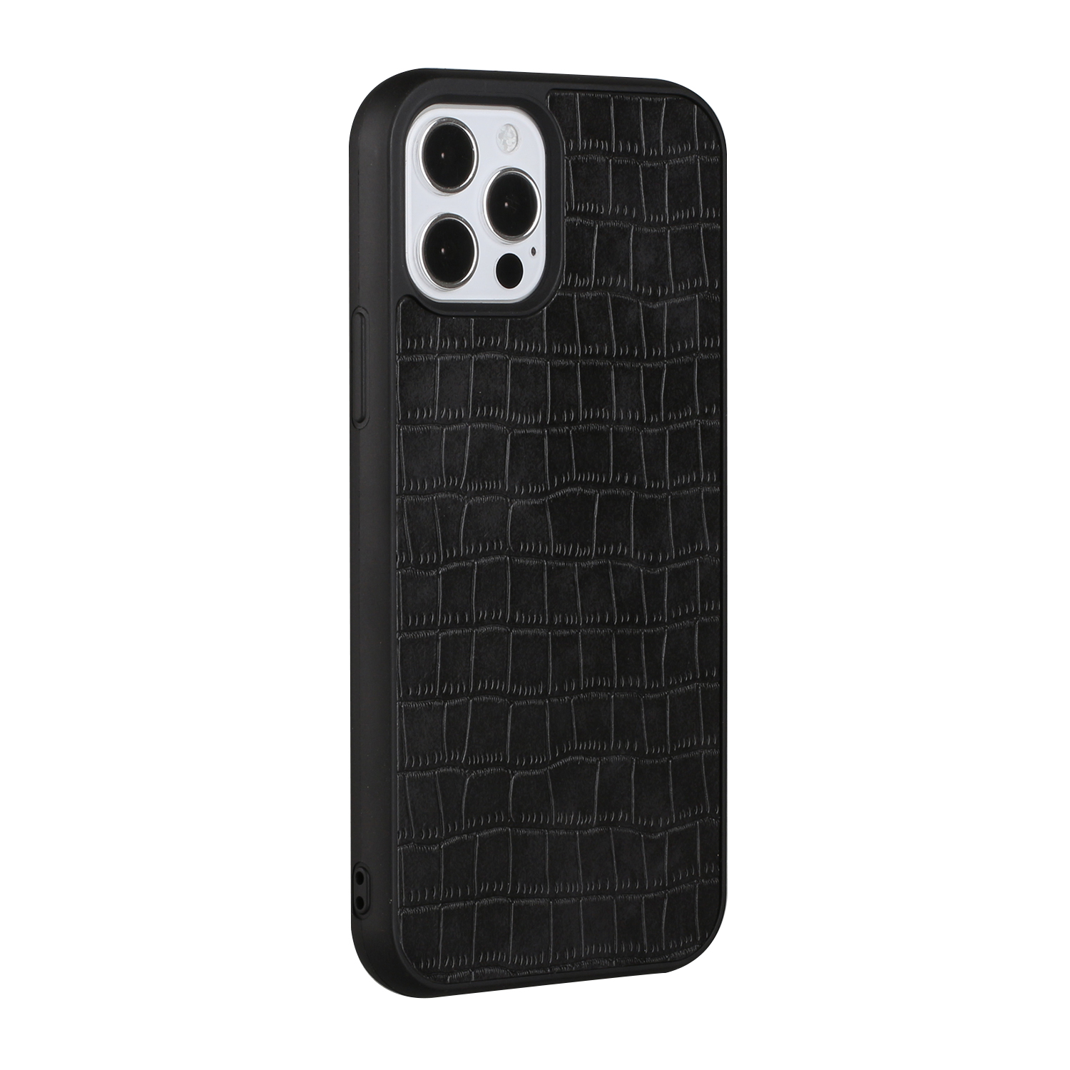 For Apple iPhone 15 Pro Max PU Leather Crocodile Design Hybrid Hard Case Cover - Picture 16 of 33