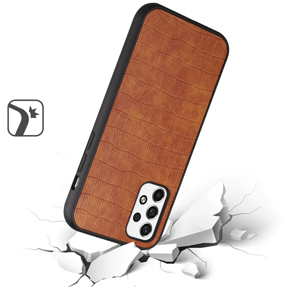 For Apple iPhone 15 Pro Max PU Leather Crocodile Design Hybrid Hard Case Cover - Picture 28 of 33