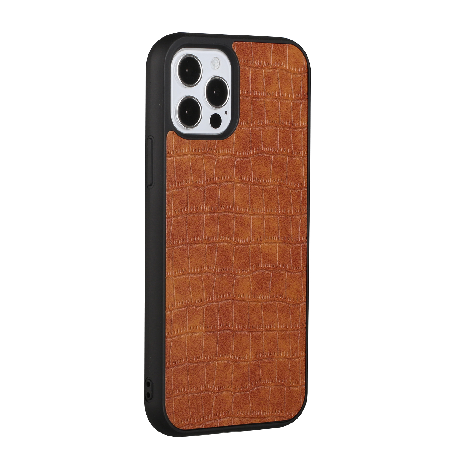 For Apple iPhone 15 Pro Max PU Leather Crocodile Design Hybrid Hard Case Cover - Picture 29 of 33