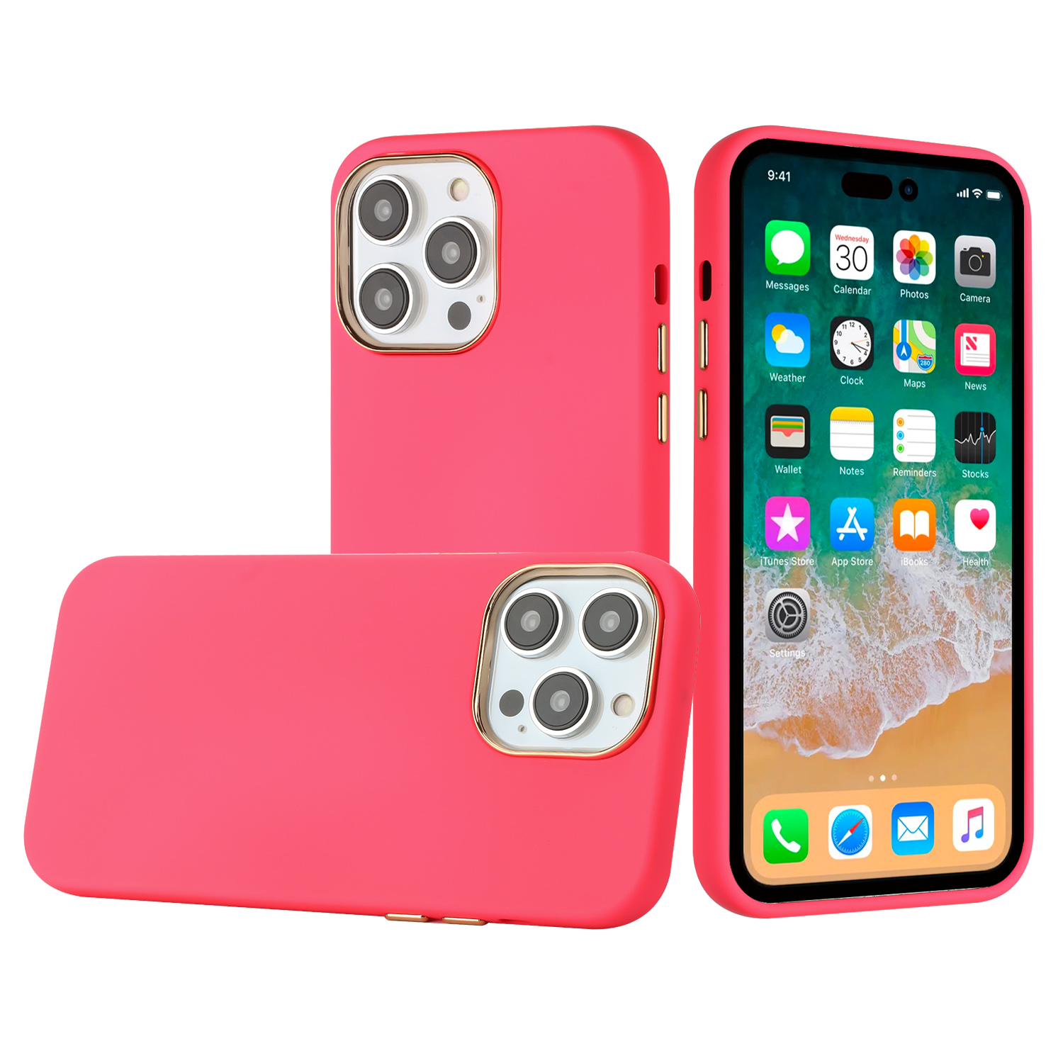 iPhoneアクセサリー iPhone 15 Pro Silicone Case iPhone 15 Pro Silicone Case with MagSafe - Clay - Apple