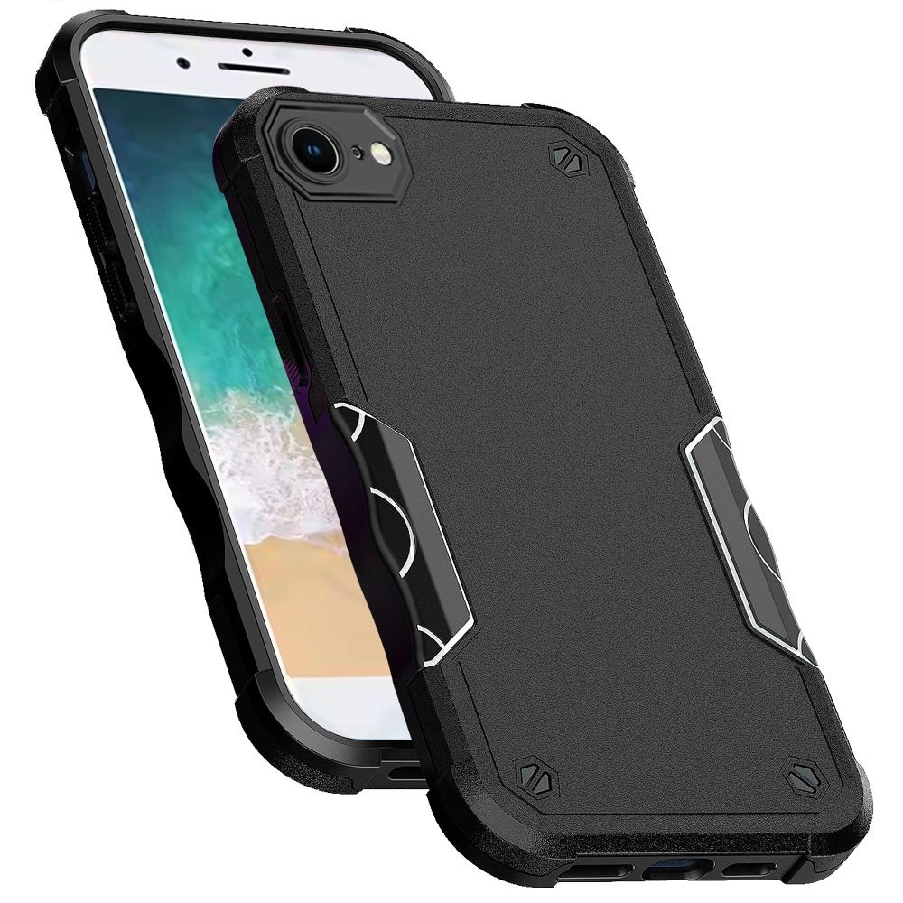 Für Apple iPhone 16e Stoßfest Hybrid Dual Layer TPU Robust PC Hülle Cover - Bild 11 von 58