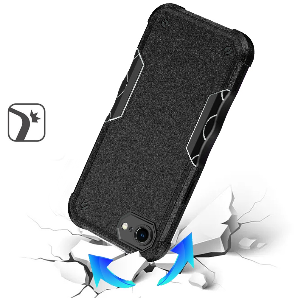 Für Apple iPhone 16e Stoßfest Hybrid Dual Layer TPU Robust PC Hülle Cover - Bild 13 von 58