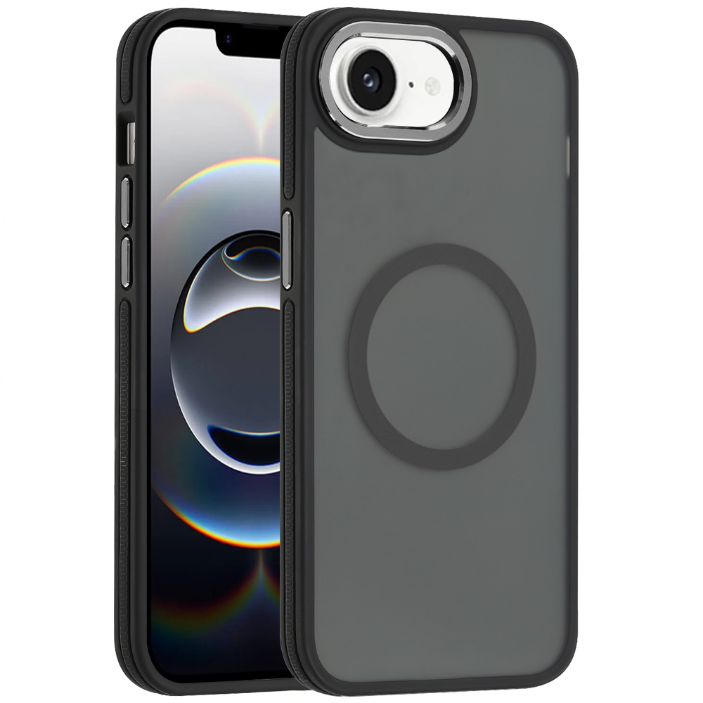For Apple iPhone 16e Frosted Matte TPU Hybrid with MagSafe Compatible Case Cover - Picture 11 of 50